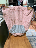 Front pack cover - pink daisy