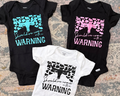 Shouldve come with a warning Short sleeve Onsie - Pink